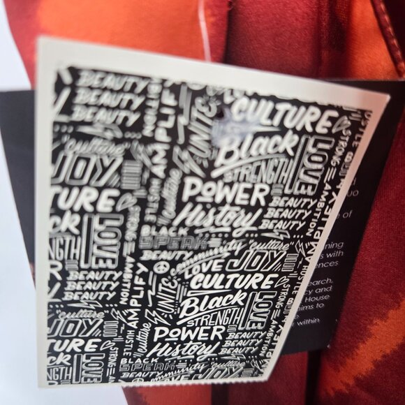 Target x House of Aama Orange Red Black History Month Maxi Dress 2x - Picture 6 of 11